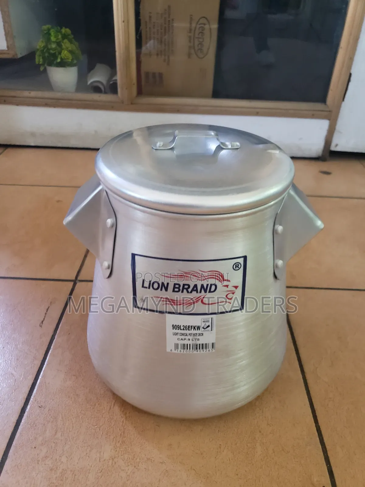 Conical Pot 9~Litres / Aluminium Nyungu Sufuria
