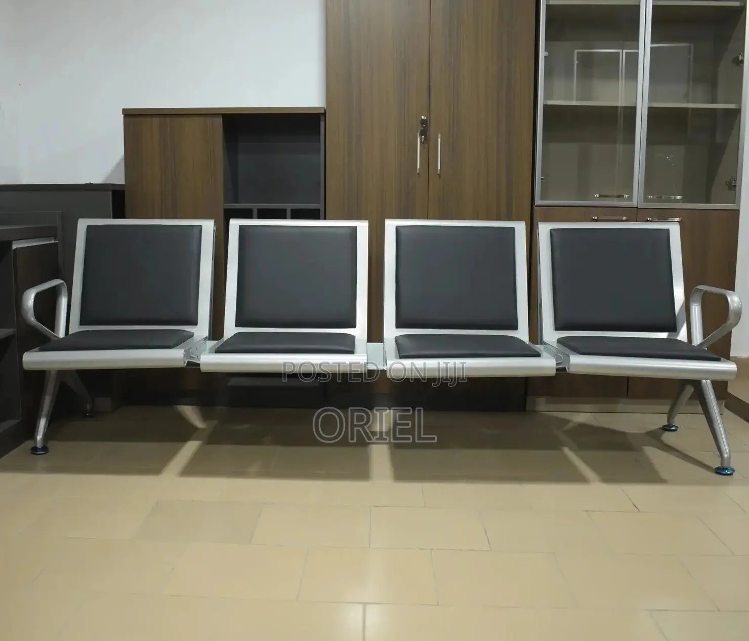 Office Bench : Office 4-Way Waiting Bench Heavy Duty