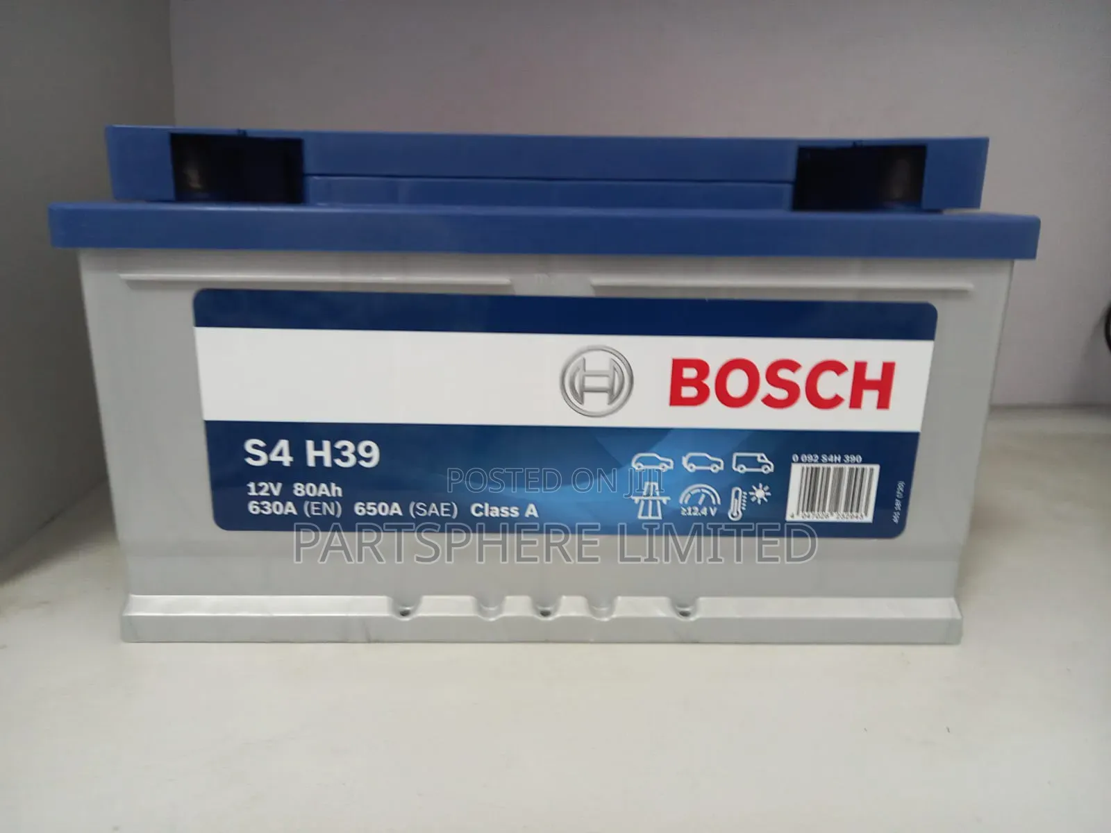 Din80 Bosch 12v 80ah 650 Cca