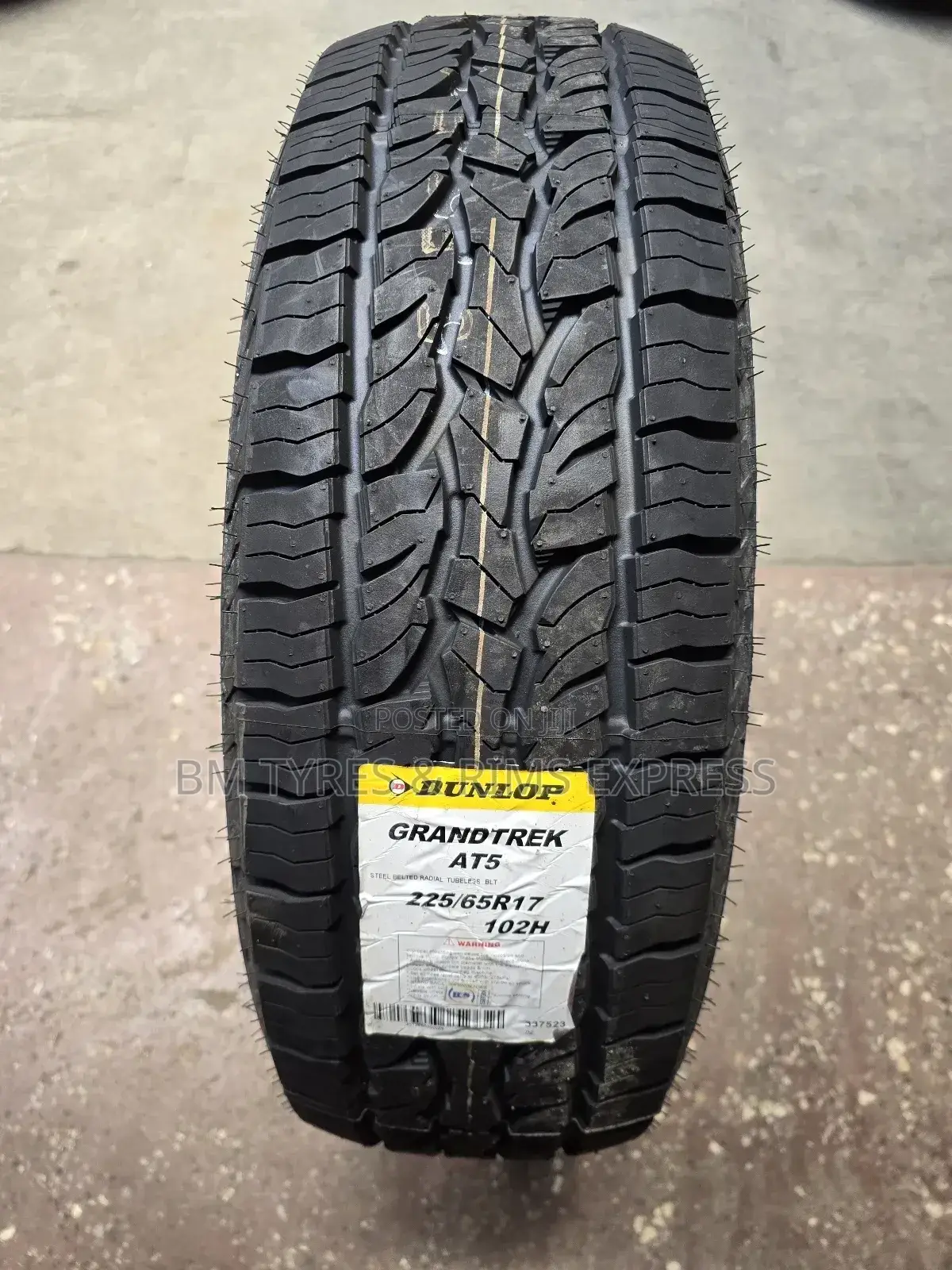 225 /65 R17 Dunlop Tyres. At5.