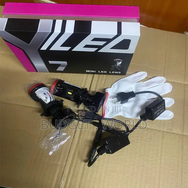 Y7 H4 Mini Projector Led Lights – Enhanced Night Driving Vision