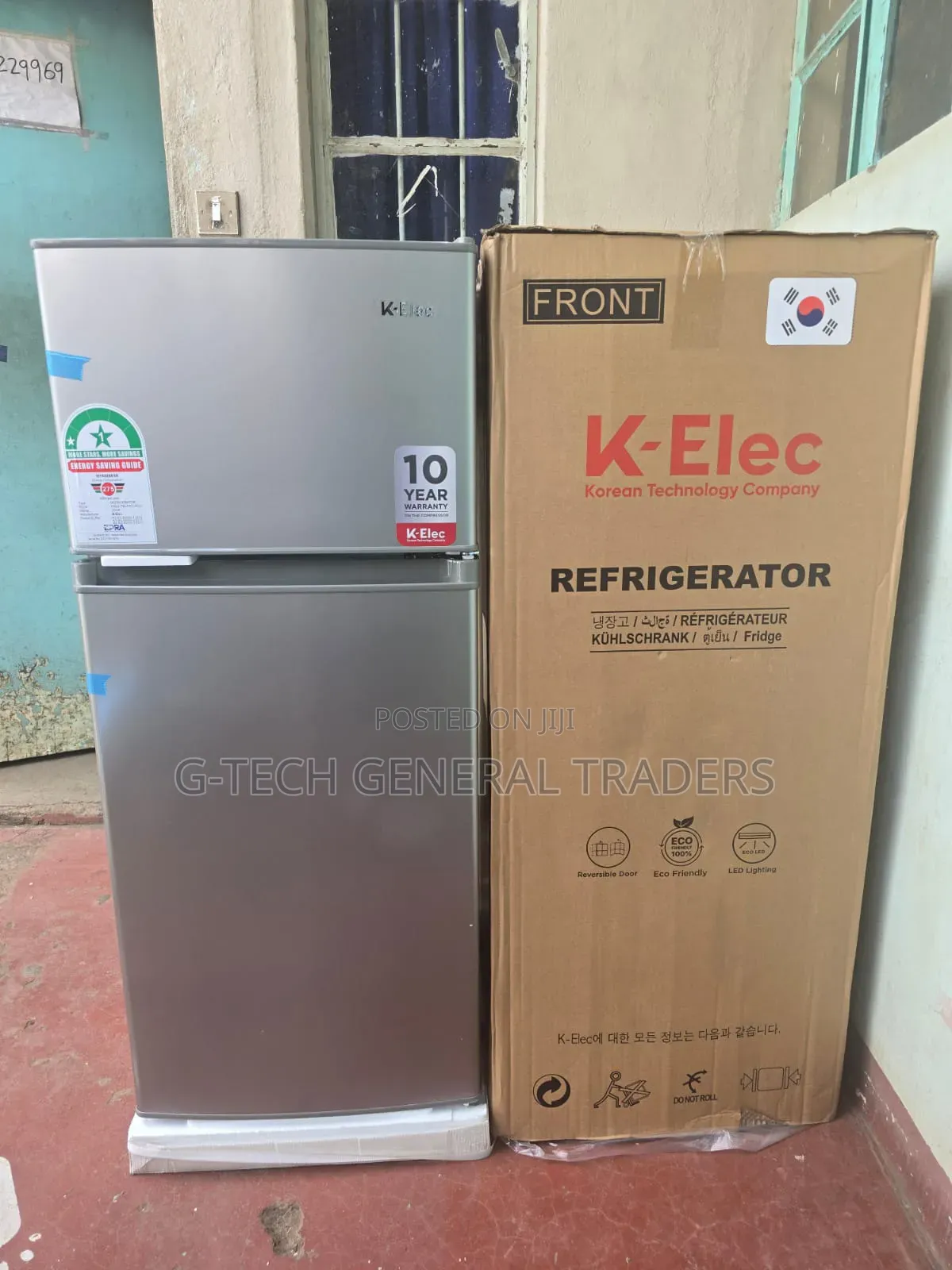 Klec 128 Litres Double Door Refrigerator With Korean Technology