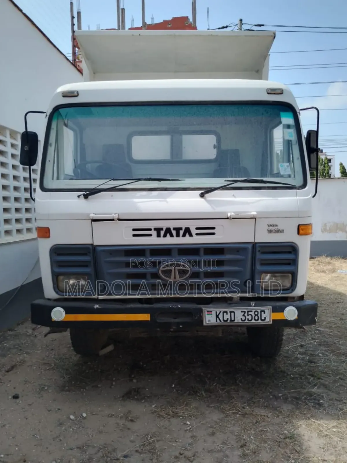Tata Tipper Truck 2012 White