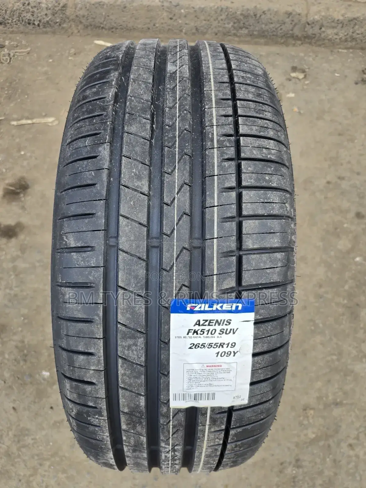 265 /55 R19 Falken Tyres (Japan) Highway.