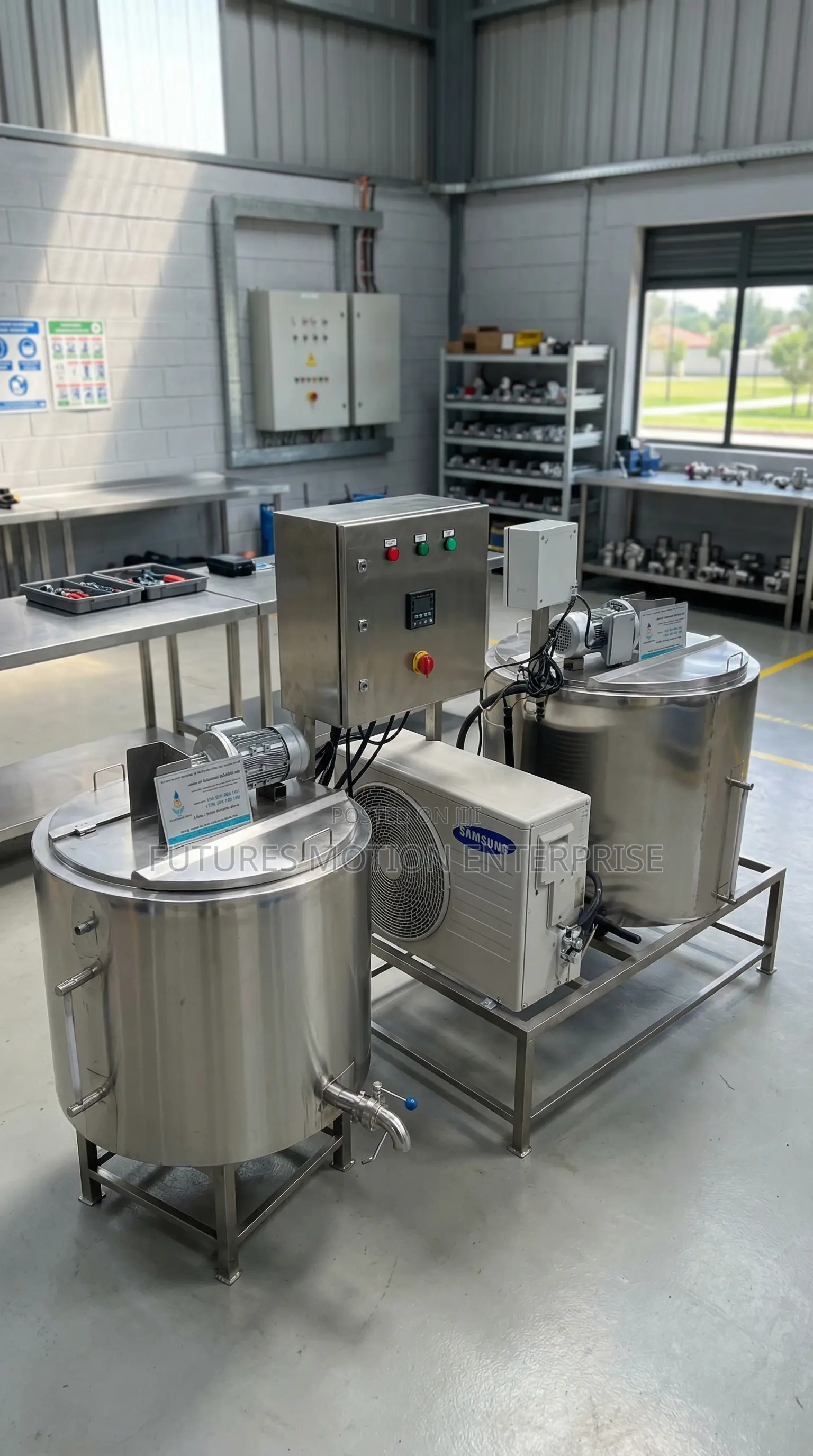 Fast Cooling Milk Chiller 100ltrs Kenya”