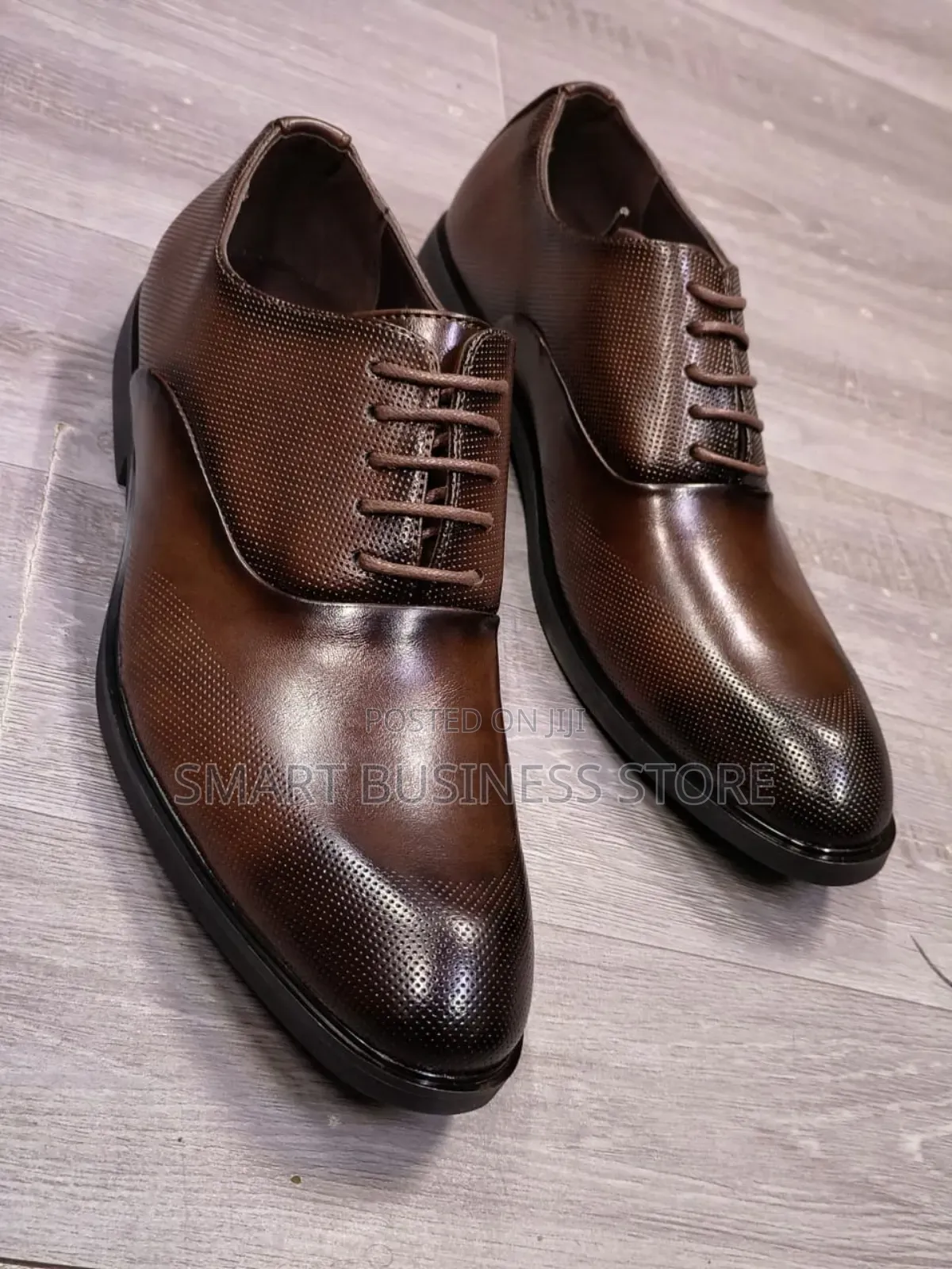 Brown Leather Official Shoes for Men