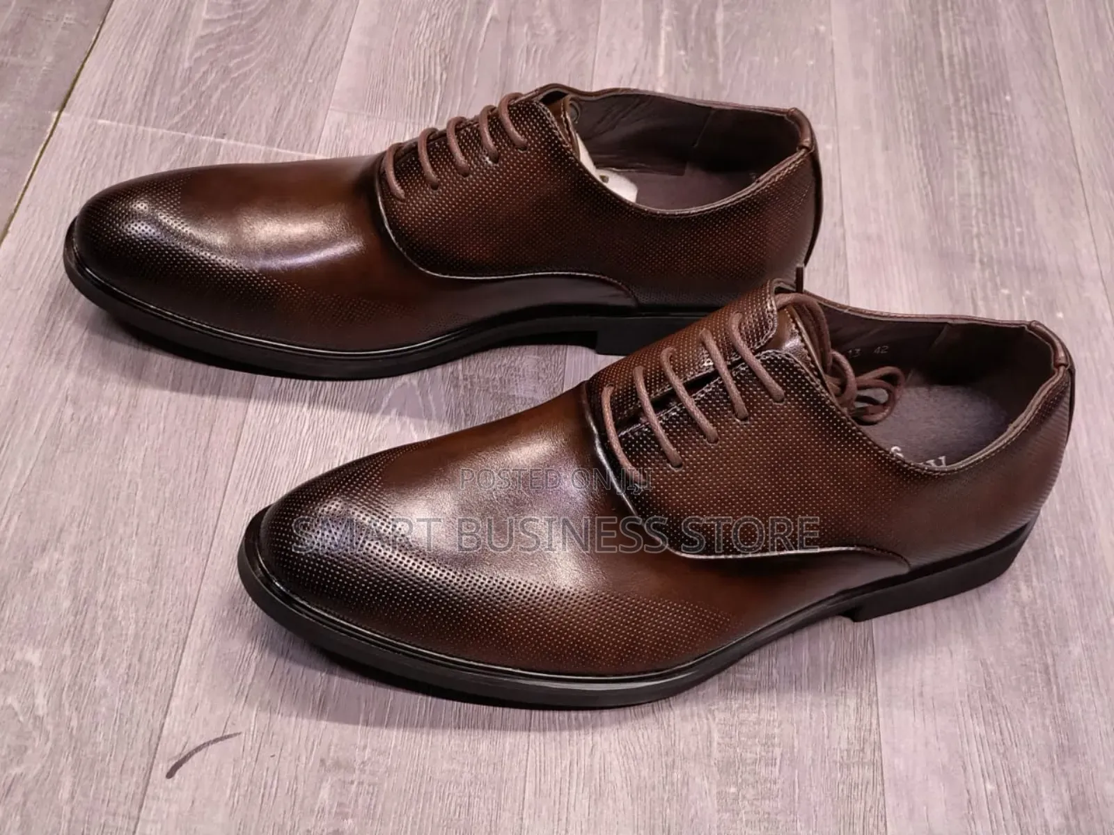 Brown Leather Official Shoes for Men