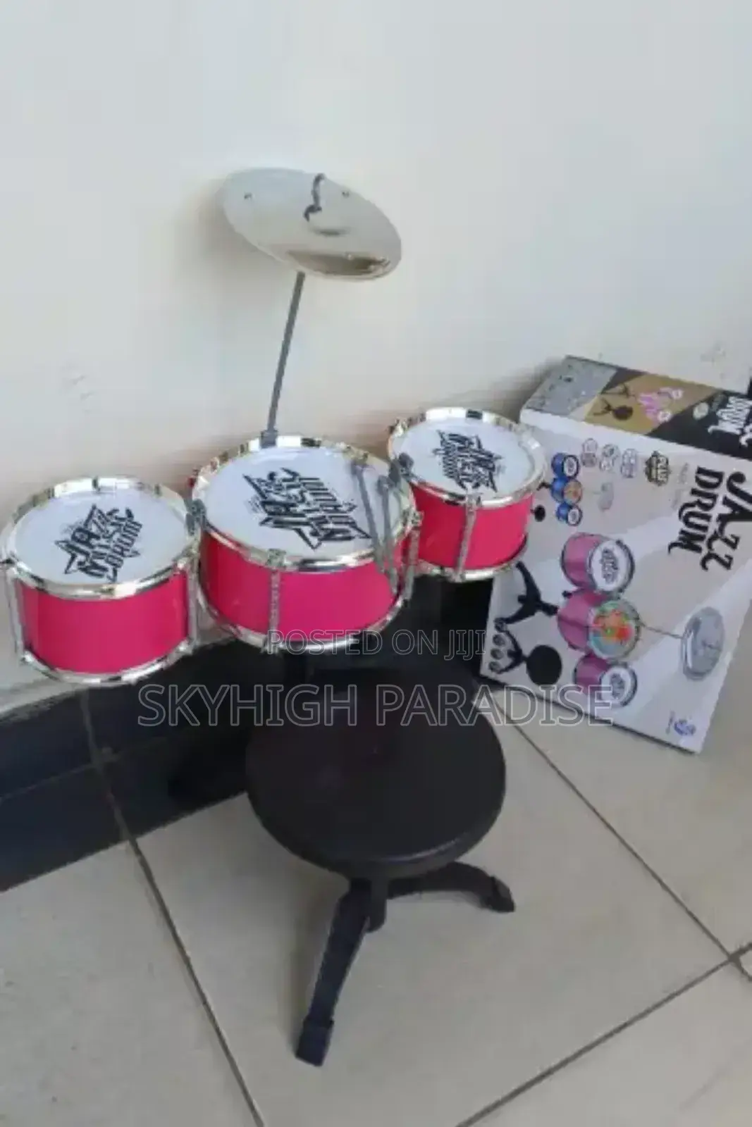 Musical Drum Set for Toddlers, Electric Drum Set for Kids Age 3-5-7-9