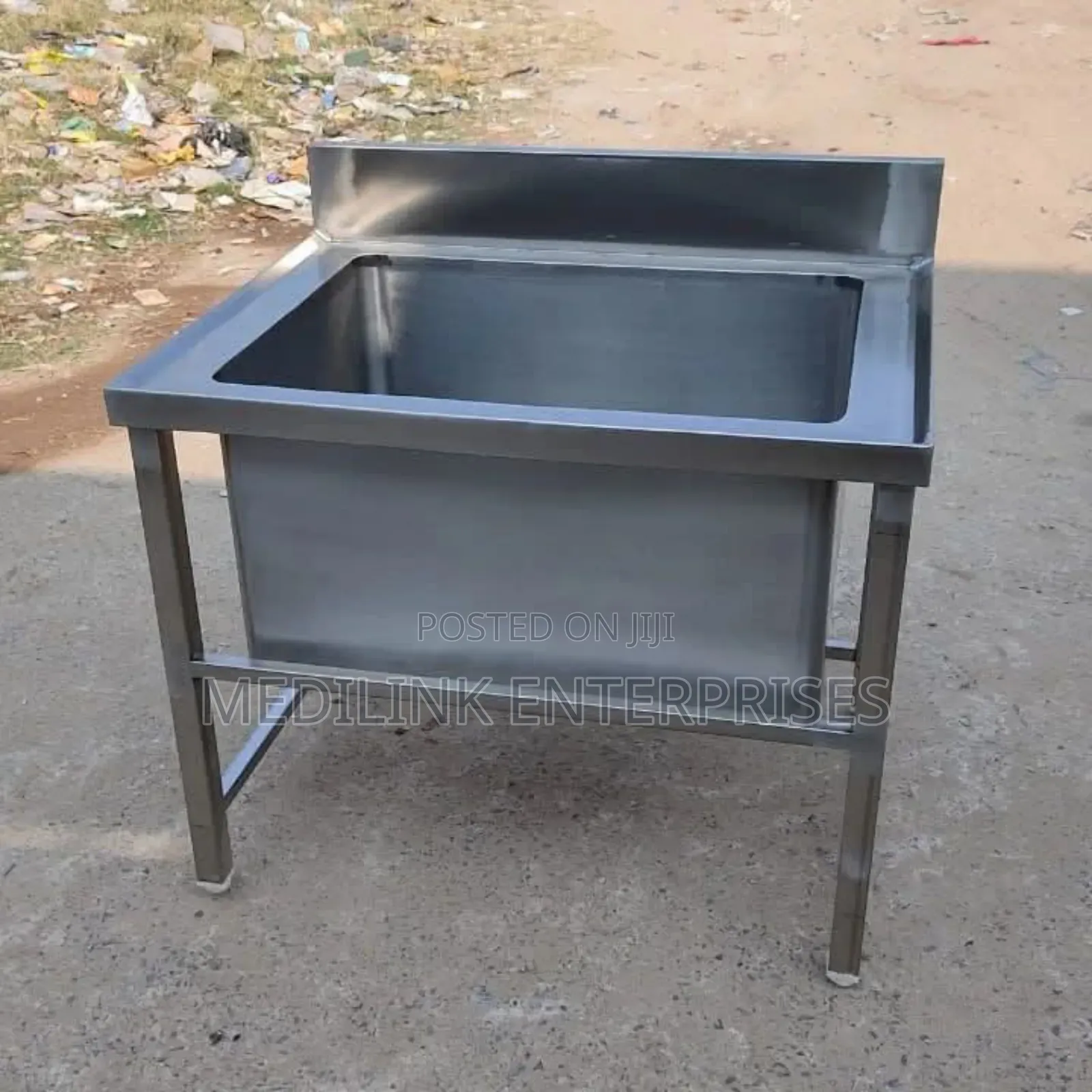 Stainless Ss304 Single Sink Laundry Sink