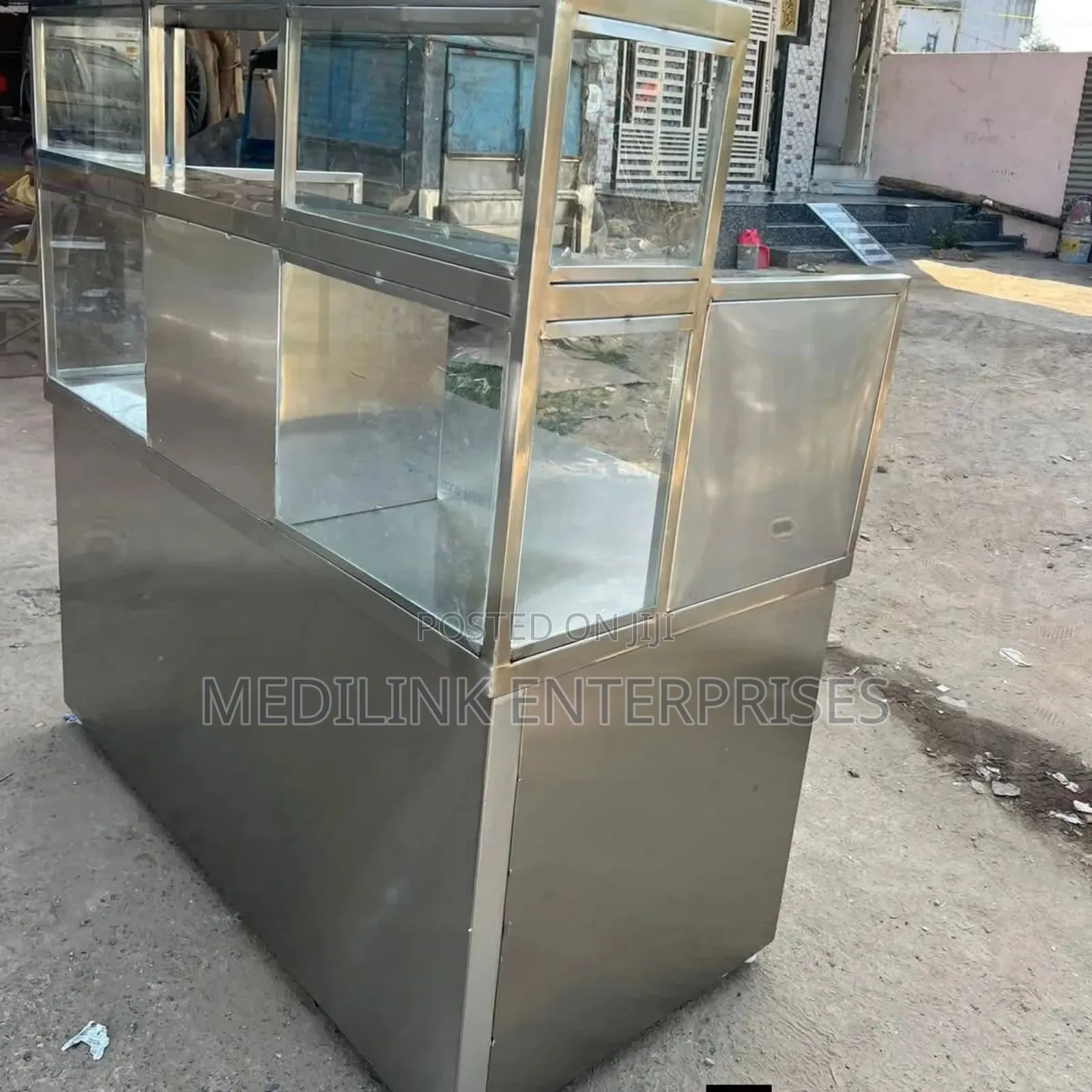 Stainless Customized Cabinet With a Storage Space