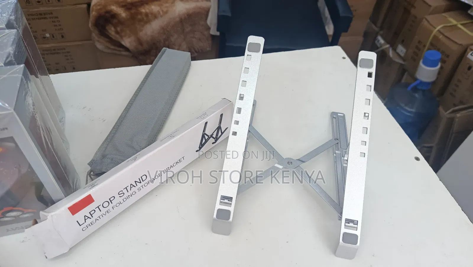 Foldable Laptop Stand - Mettalic