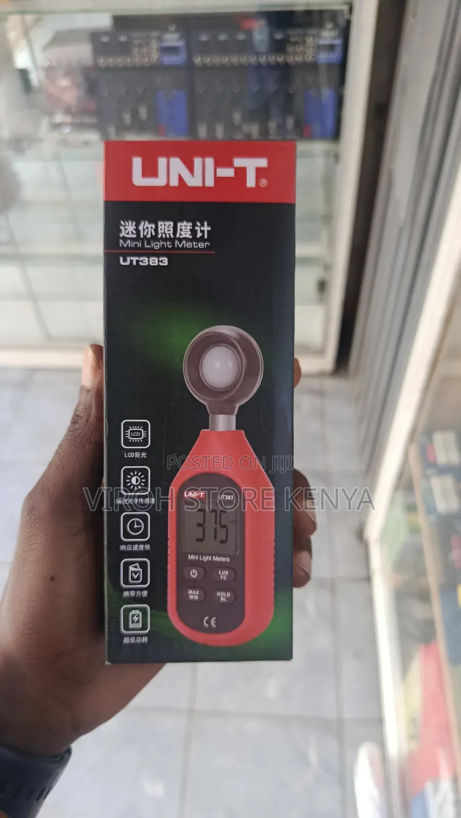 Uni-T Mini Light Meter Ut383 Handheld Digital Lux Meter