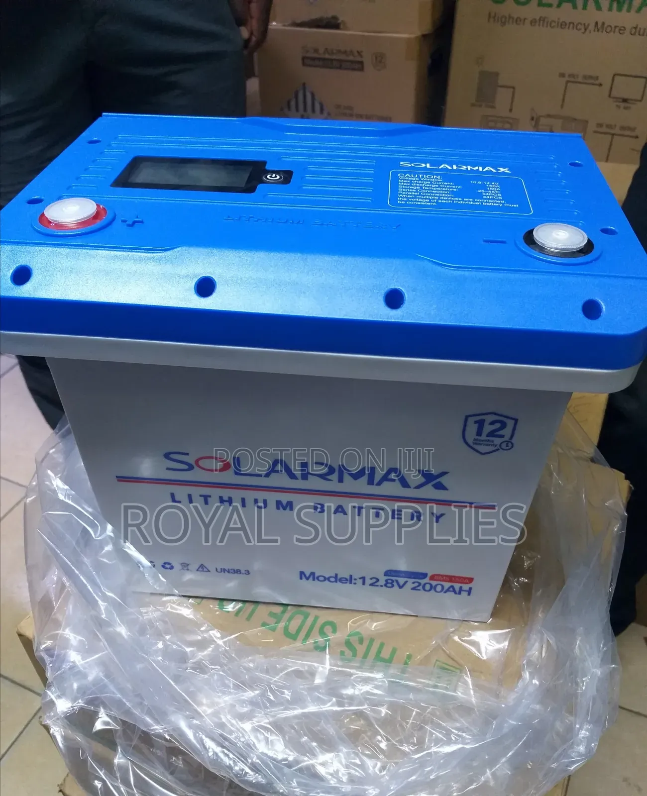 Solarmax 200ah Lithium Solar Battery 12v