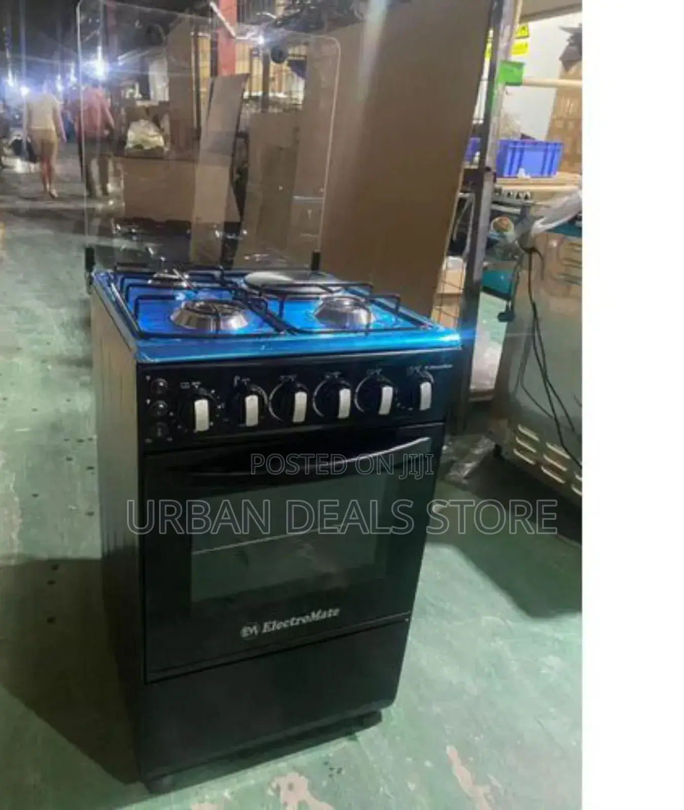 50×55cm Euroken 3+1 Standing Cooker With Electric Oven Cooker