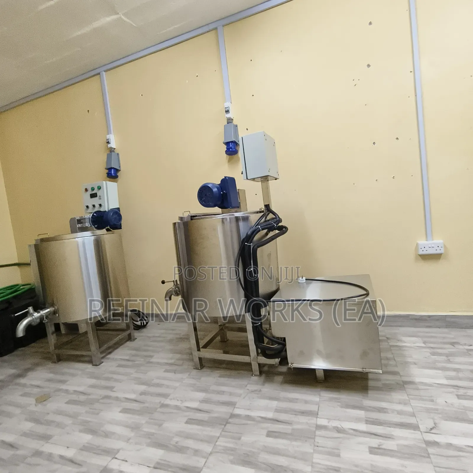 All-in-One Processing – Pasteurizer, Mixer, Cooler Chemical Tank