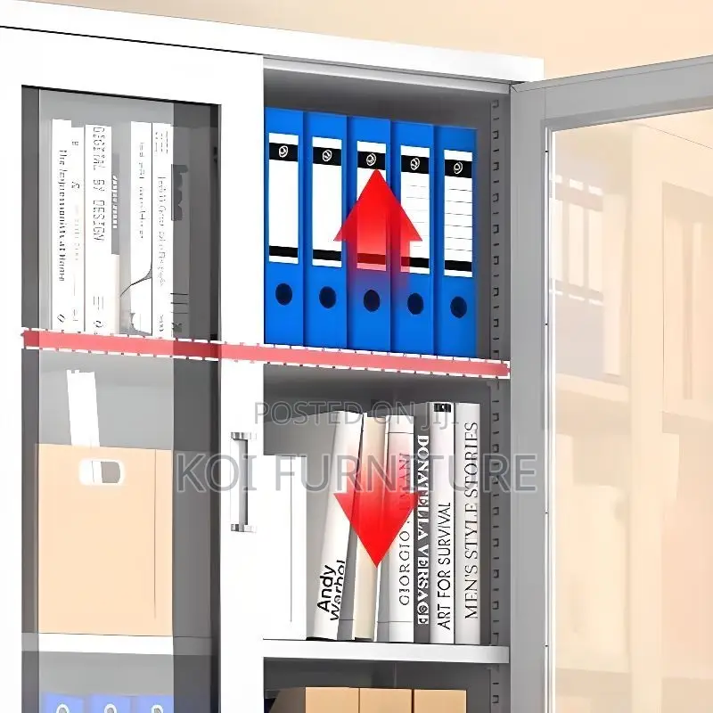Office Cabinet; Two Doors High Steel Quality Cabinet