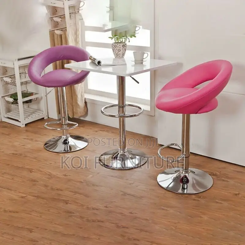 Barstools; Leather Swivel Height Adjustable Comfort Barstools