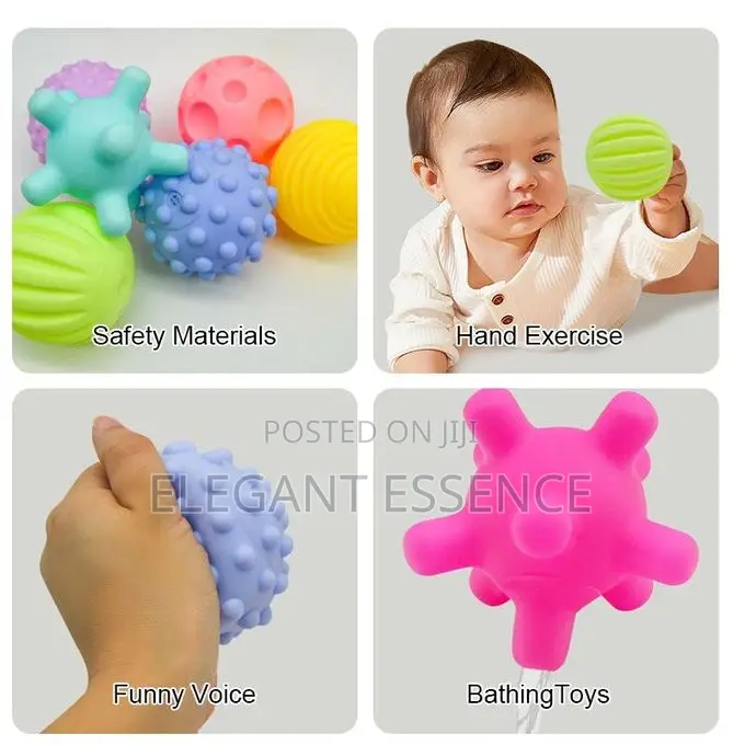 Soft Balls 6-Piece Sensory Balls Set