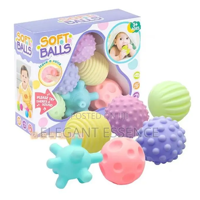 Soft Balls 6-Piece Sensory Balls Set