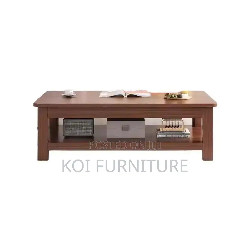 Coffe Table; Elengancy Mahogany Wooden Coffee Table for Living Room