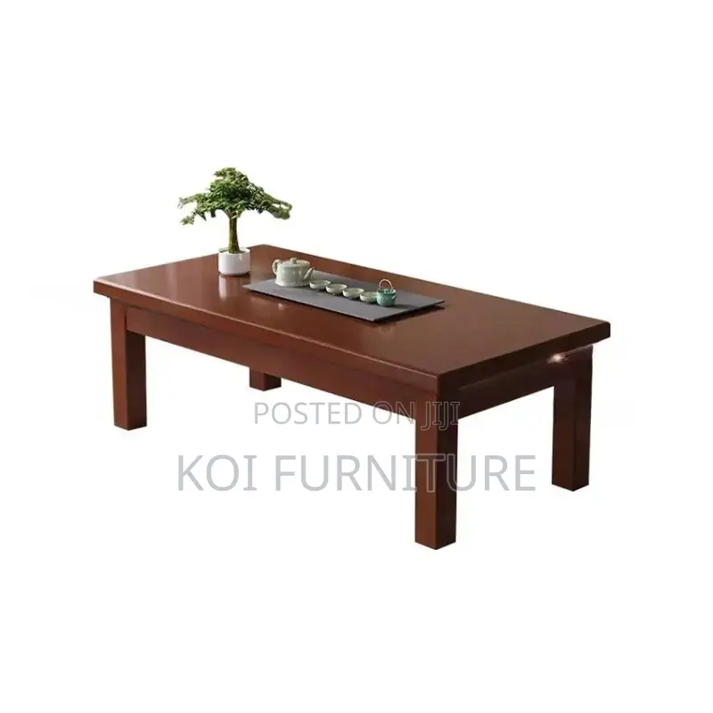 Coffe Table; Elengancy Mahogany Wooden Coffee Table for Living Room