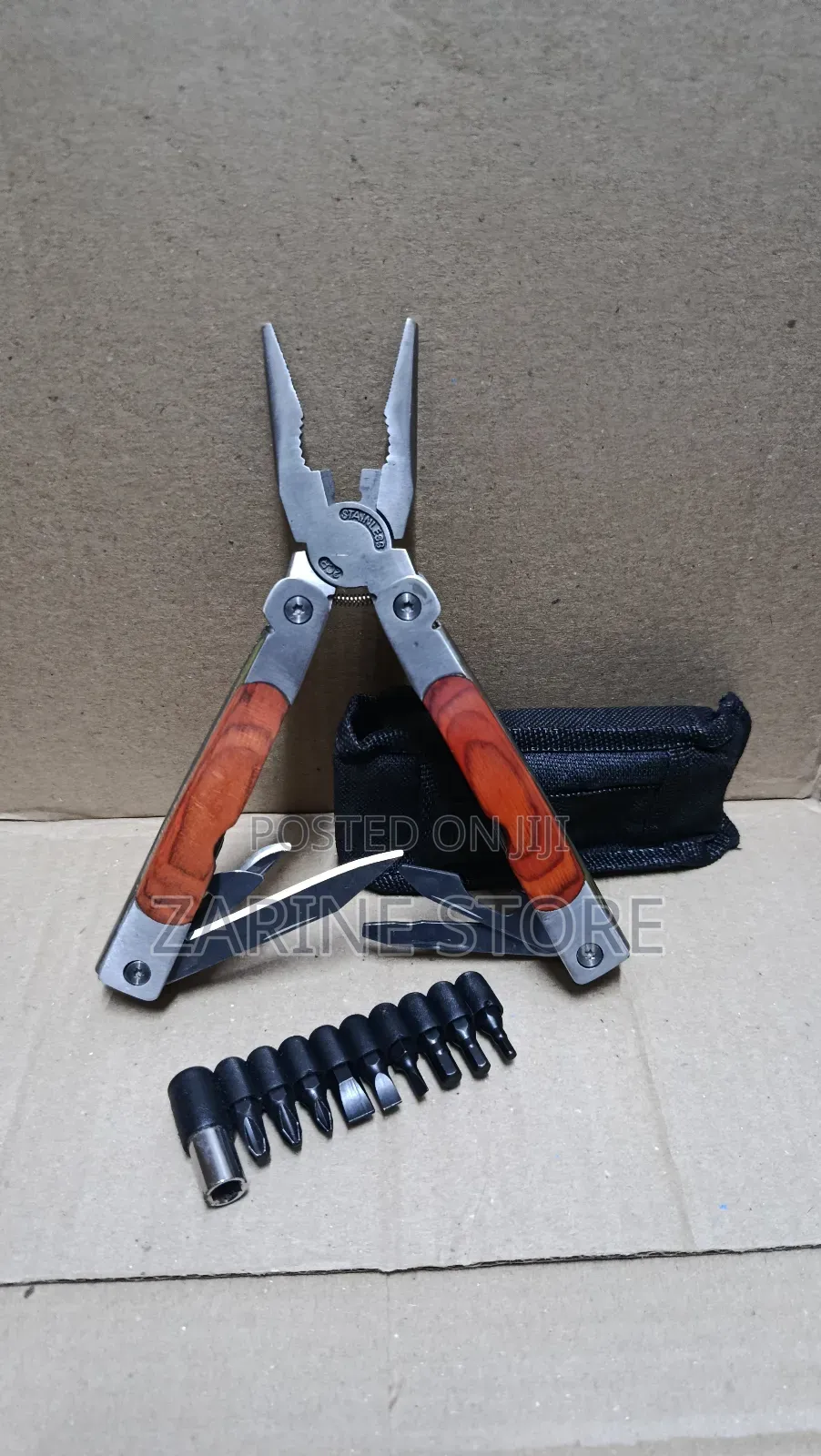 Wooden Handle 12 In 1 Pliers Multifunctional Hand Tool