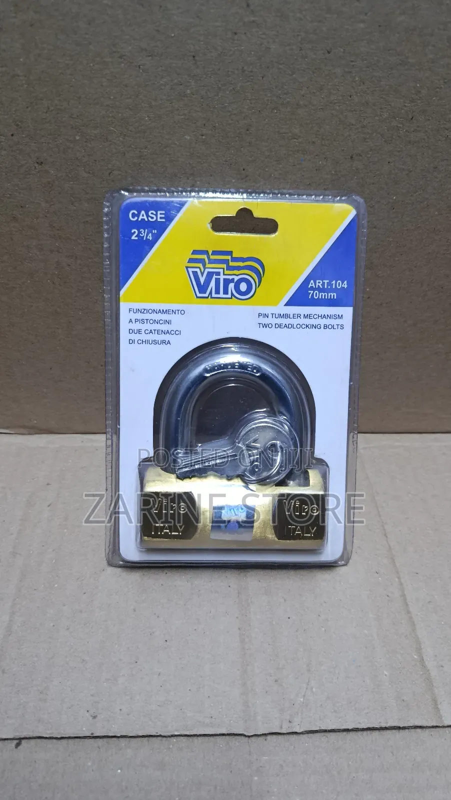 Viro 70mm Art 104 Italy Padlock