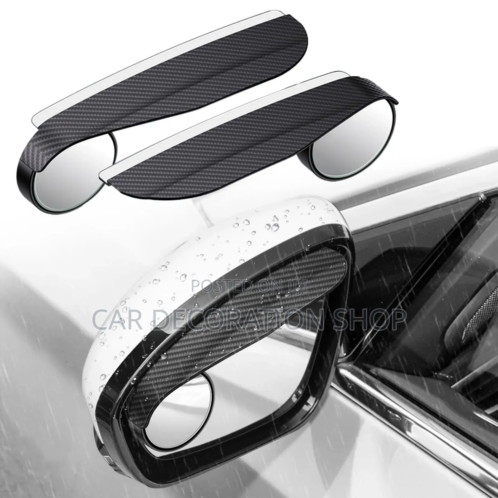 2in1 Blind Spot Mirror Rain Guards