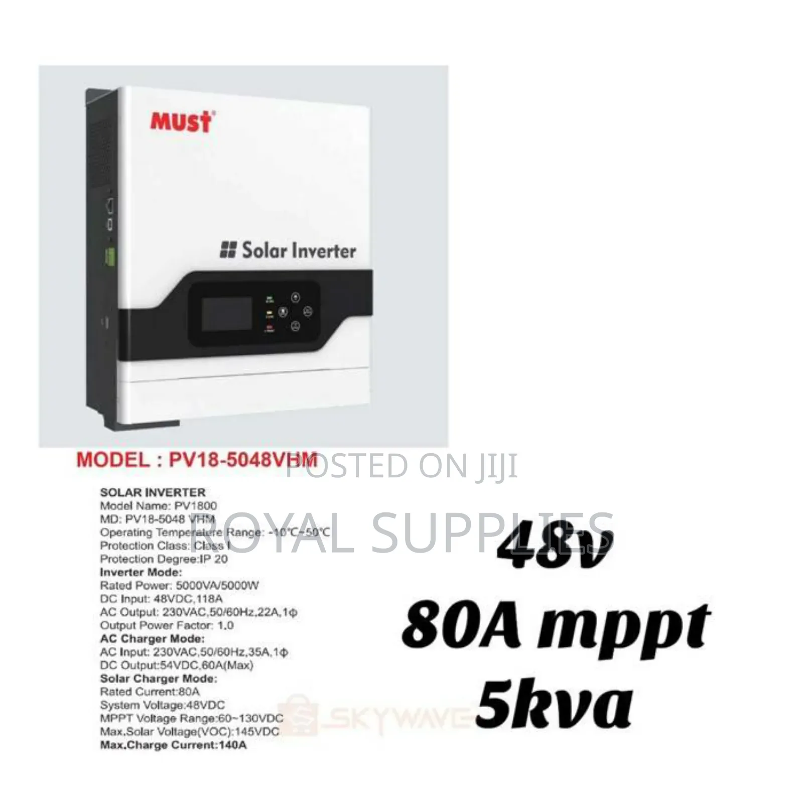 Best Quality 5kva 48v Hybrid Inverter
