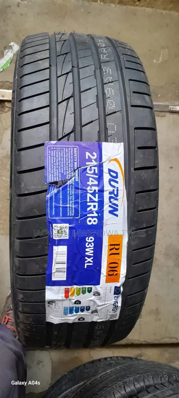 215/45rz17 Durun Tyre
