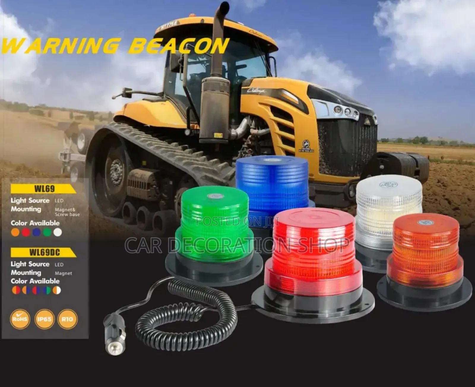 Portable Emergency Circular Warning Strobe Light