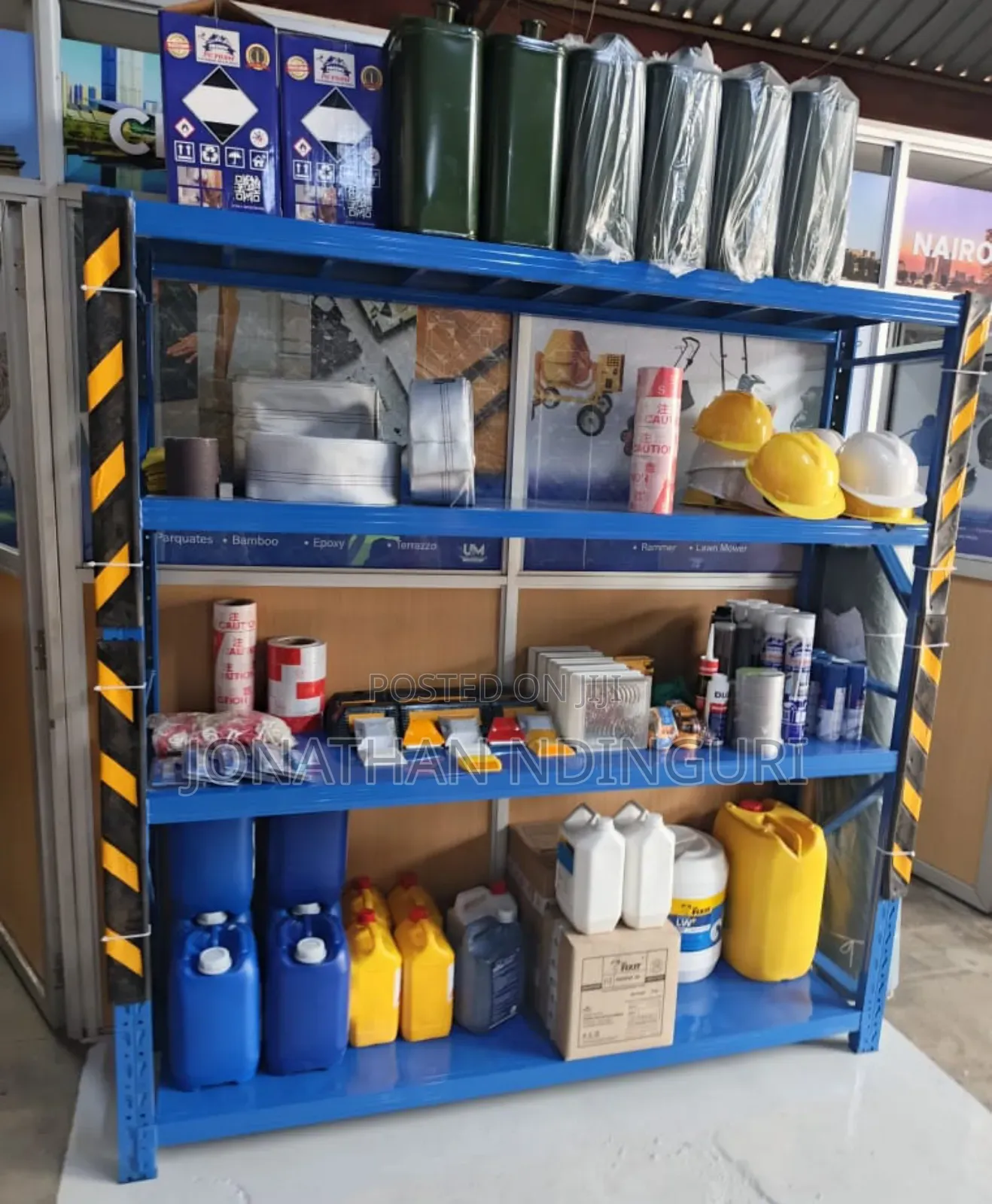 Reinforced Industrial Shelves