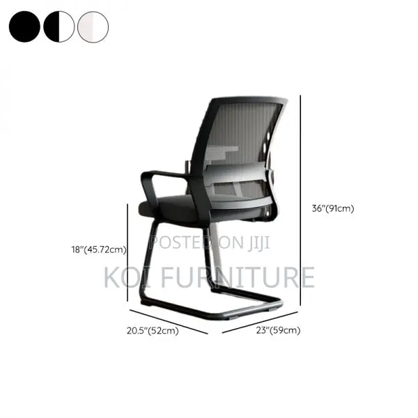 Office Chair : Ergonomic Conference/Visitor Office Seat,