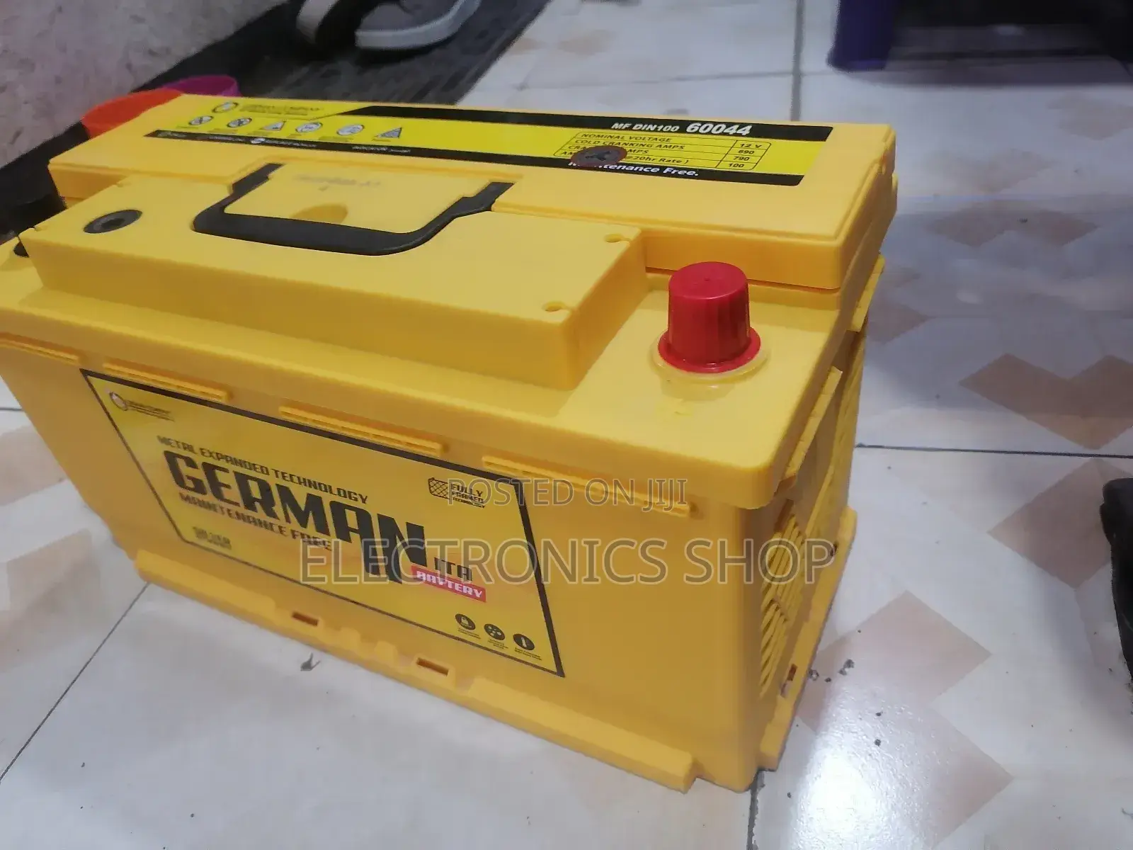 German Din 100.12v/100ah Sealed Maintenance Free Automotive Car Made