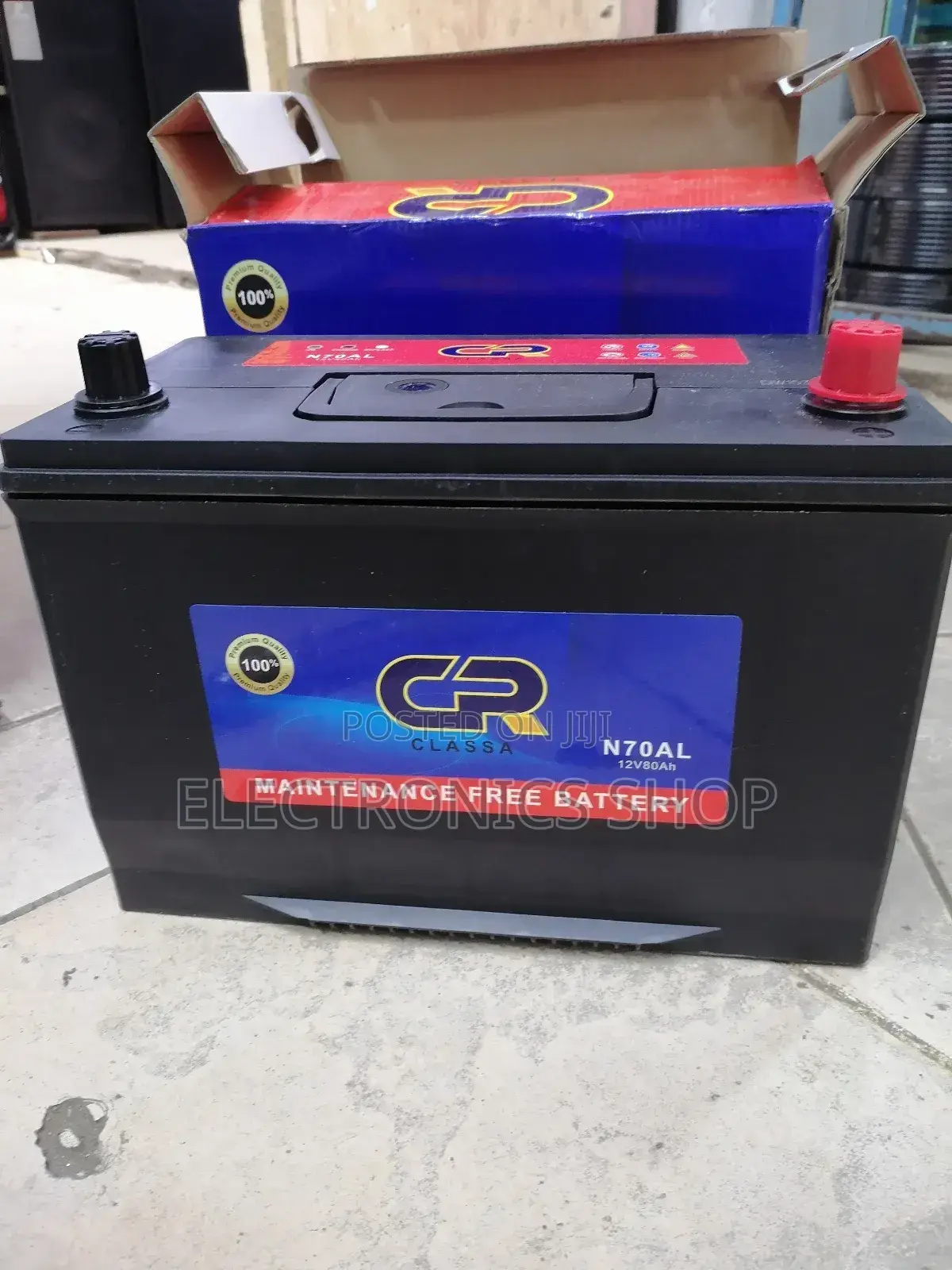 Cr N70.12v/80ah Sealed Maintenance Free Automotive Car Battery
