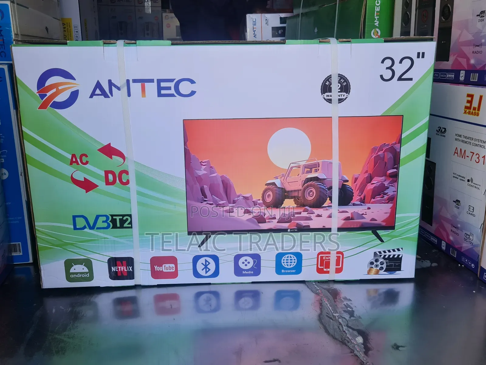 Amtec 32 Inches Ac /Dc Tv