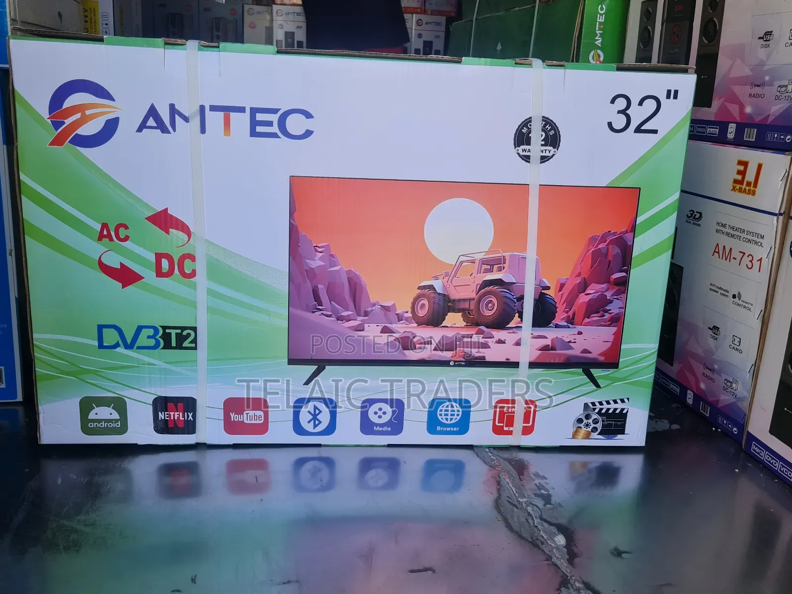 Amtec 32 Inches Ac /Dc Tv
