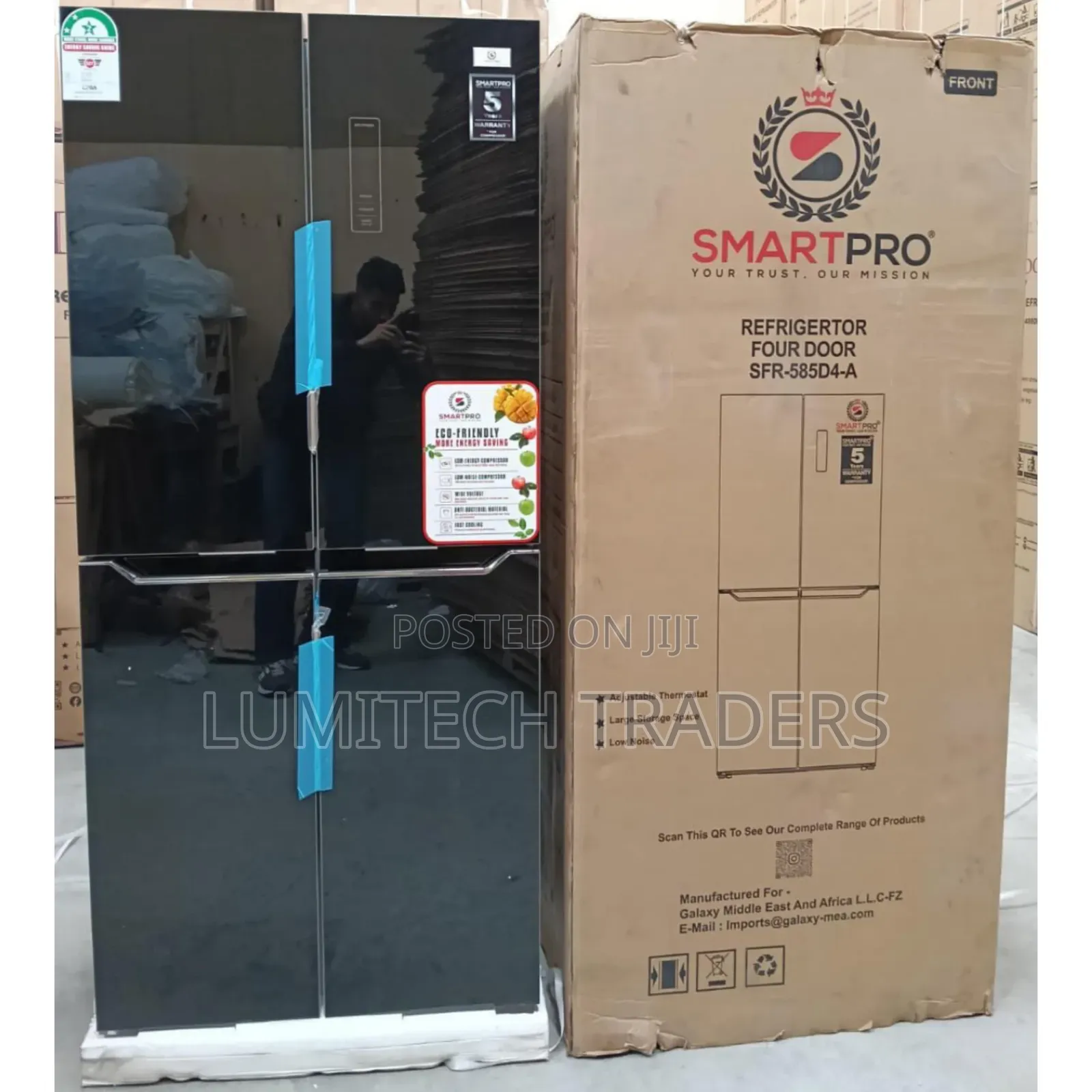 Smart Pro SFR 585 Fridge 421 Litres