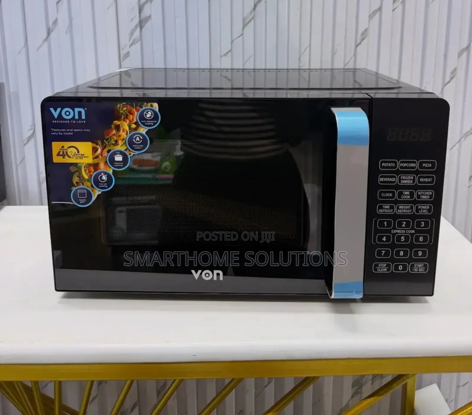 Von Digital 20 Litres Microwave - Solo Microwave, 10 Setting