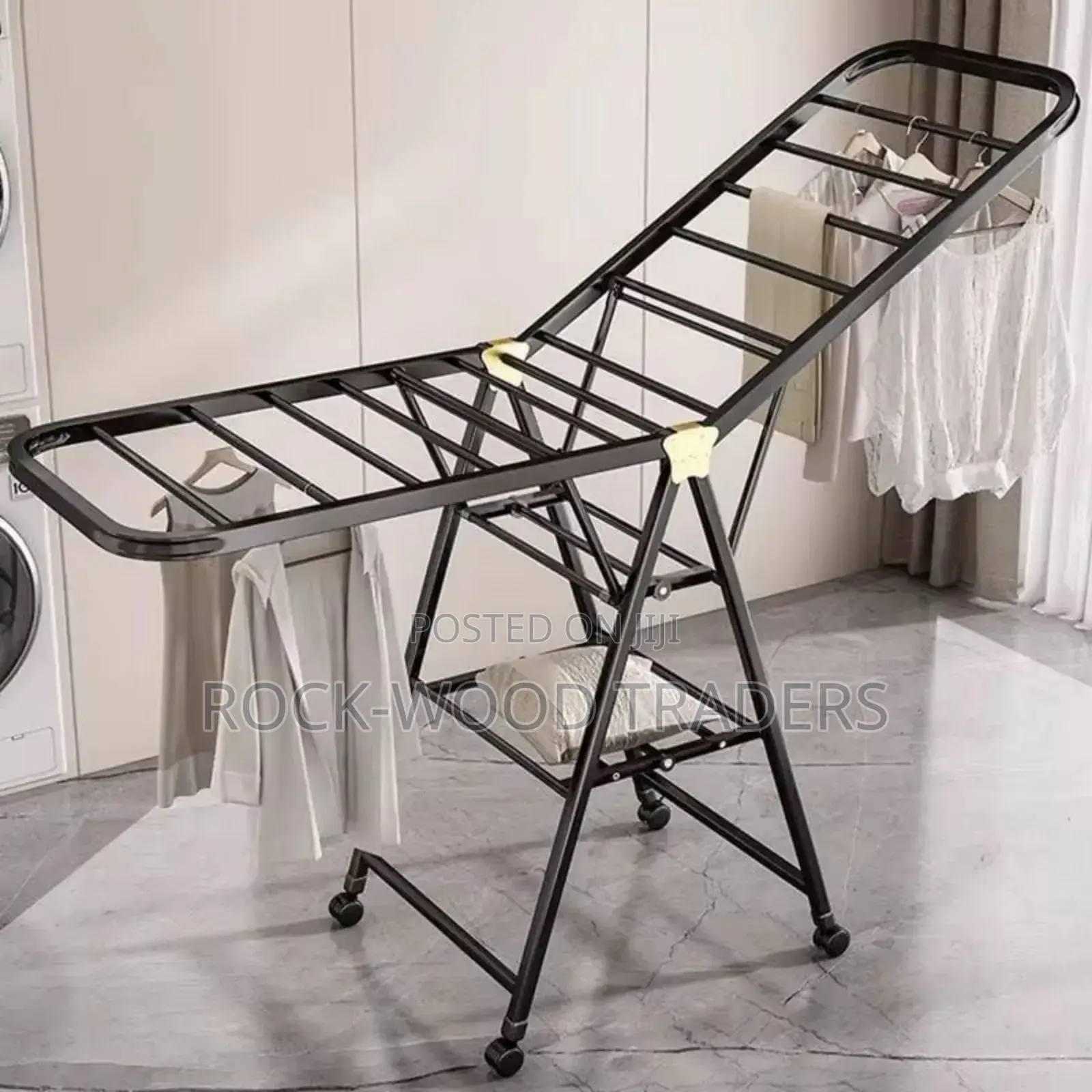 Movable Portable Laundry Drying Rack