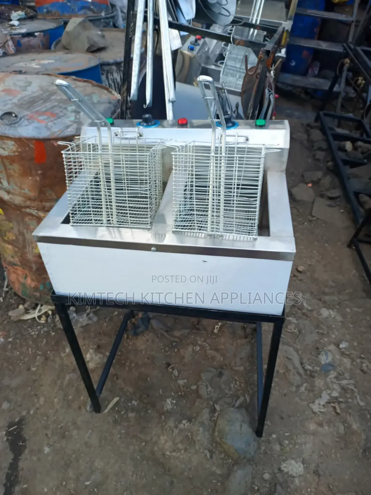 Electric Double Chips Fryer