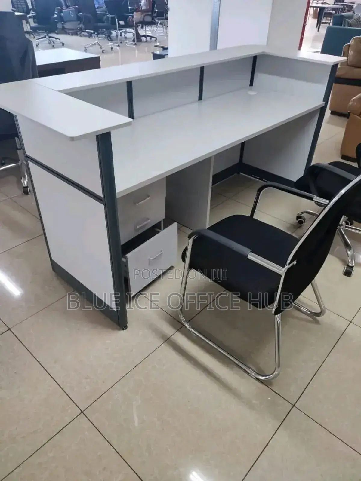 1.8m Reception Waiting Desk for Two