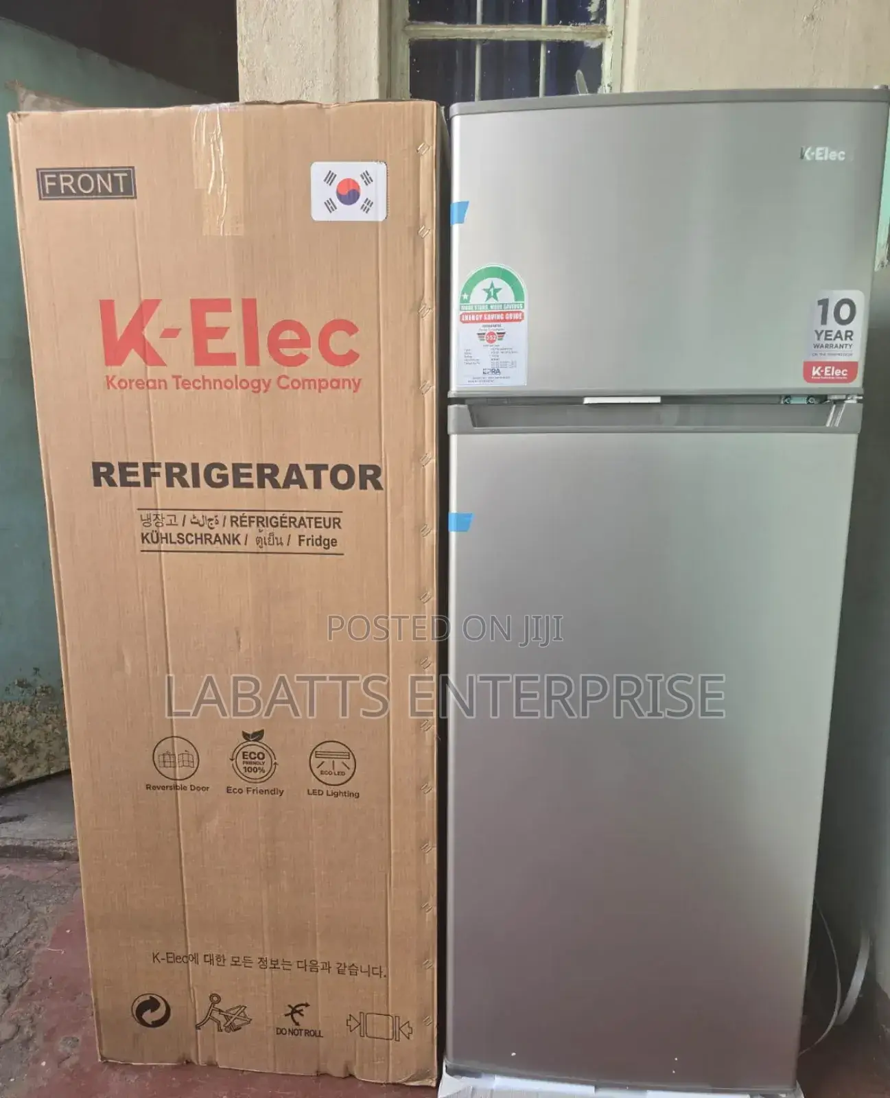Klec 206 Litres Double Door Refrigerator