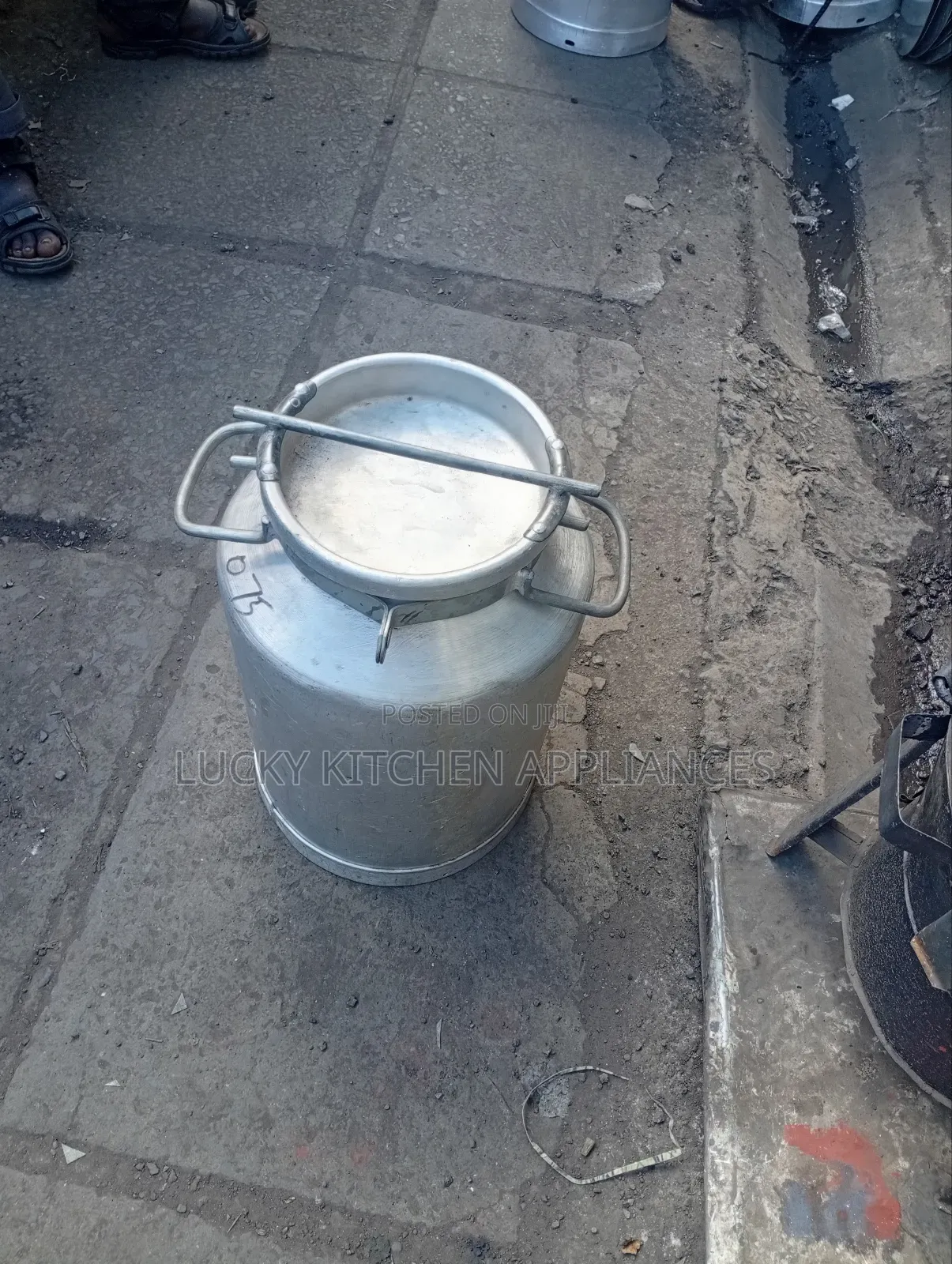 Milk Can Aluminium.