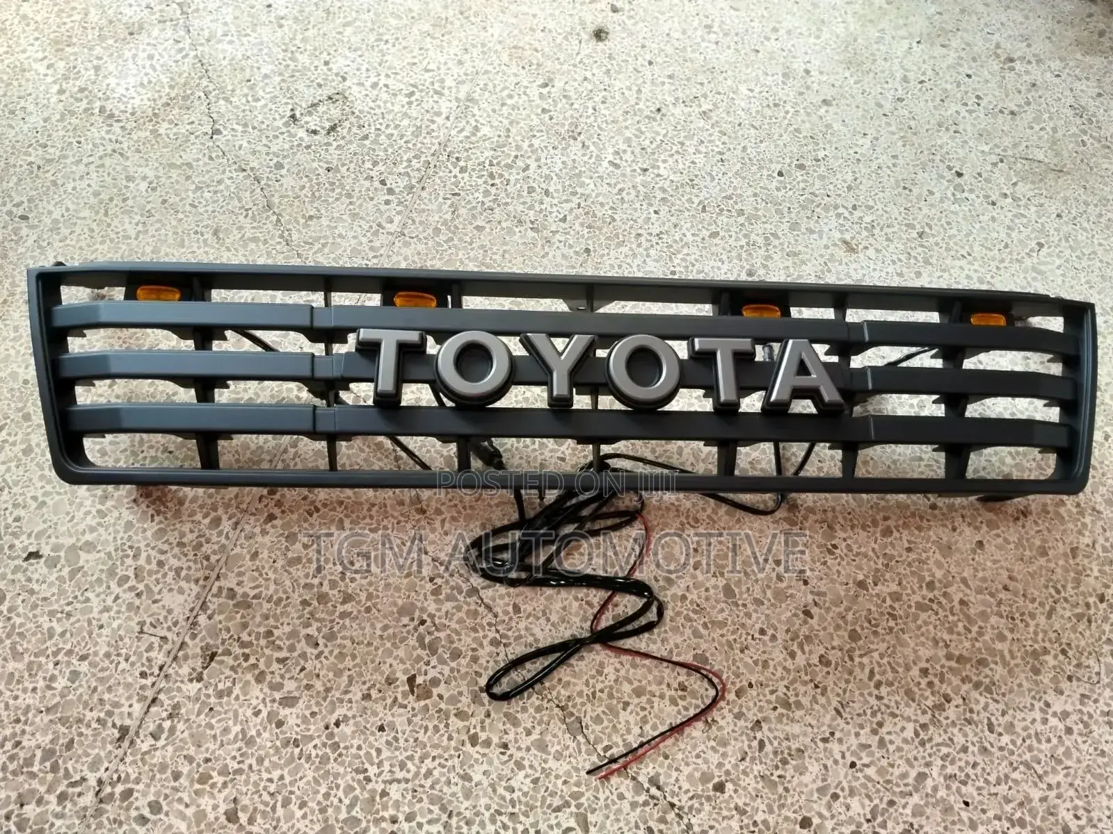Front Grille Prado 90 With Toyota Logo Led