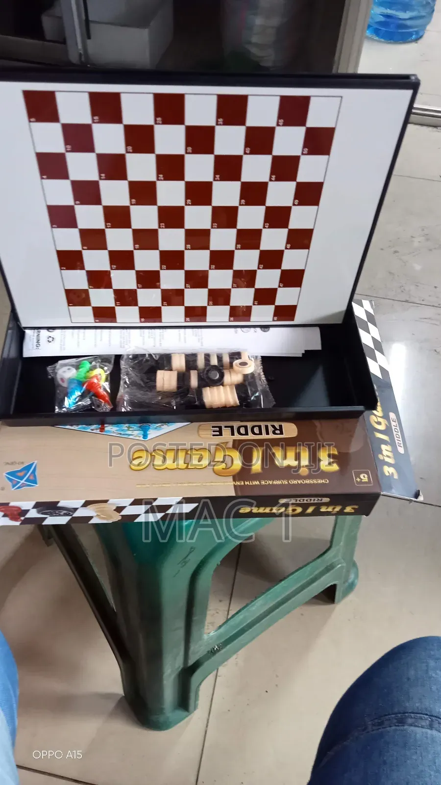 3 in One Board Game Chess S Ladders Draughts