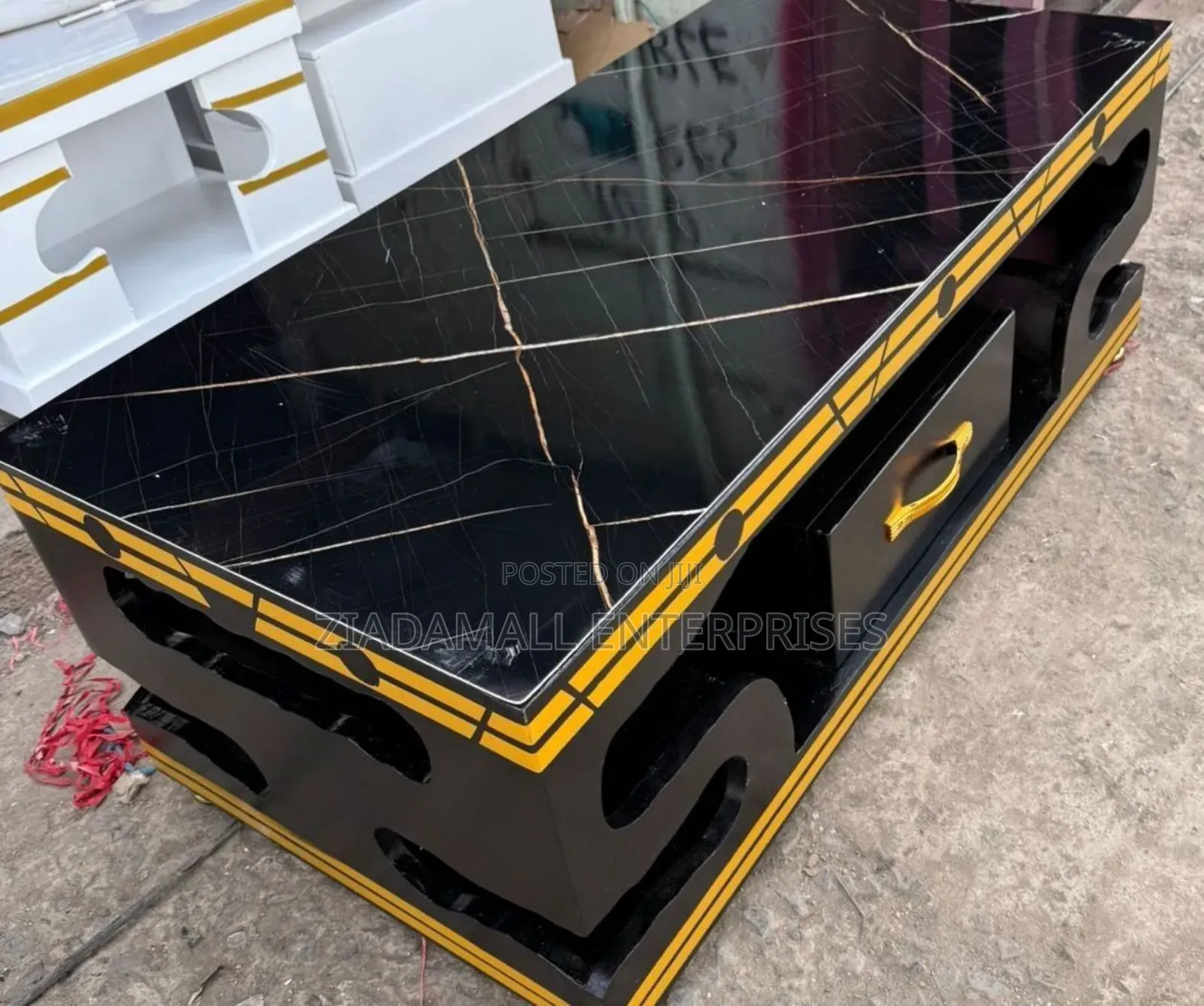 Coffee Table Black Modern Executive Coffee Table With Luxurious Marble
