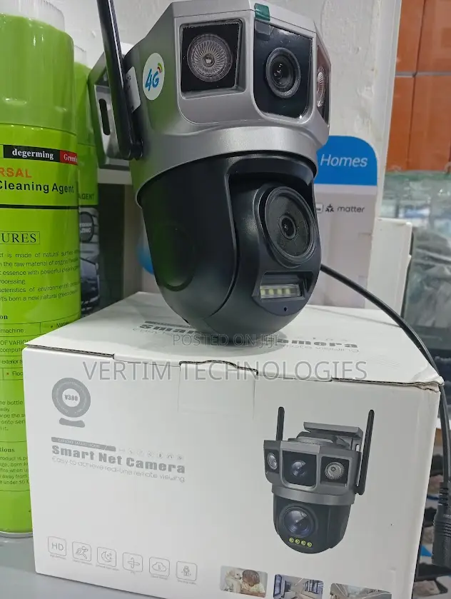 Best Selling V380 4g Camera Dual Lens Outdoor Security Camera