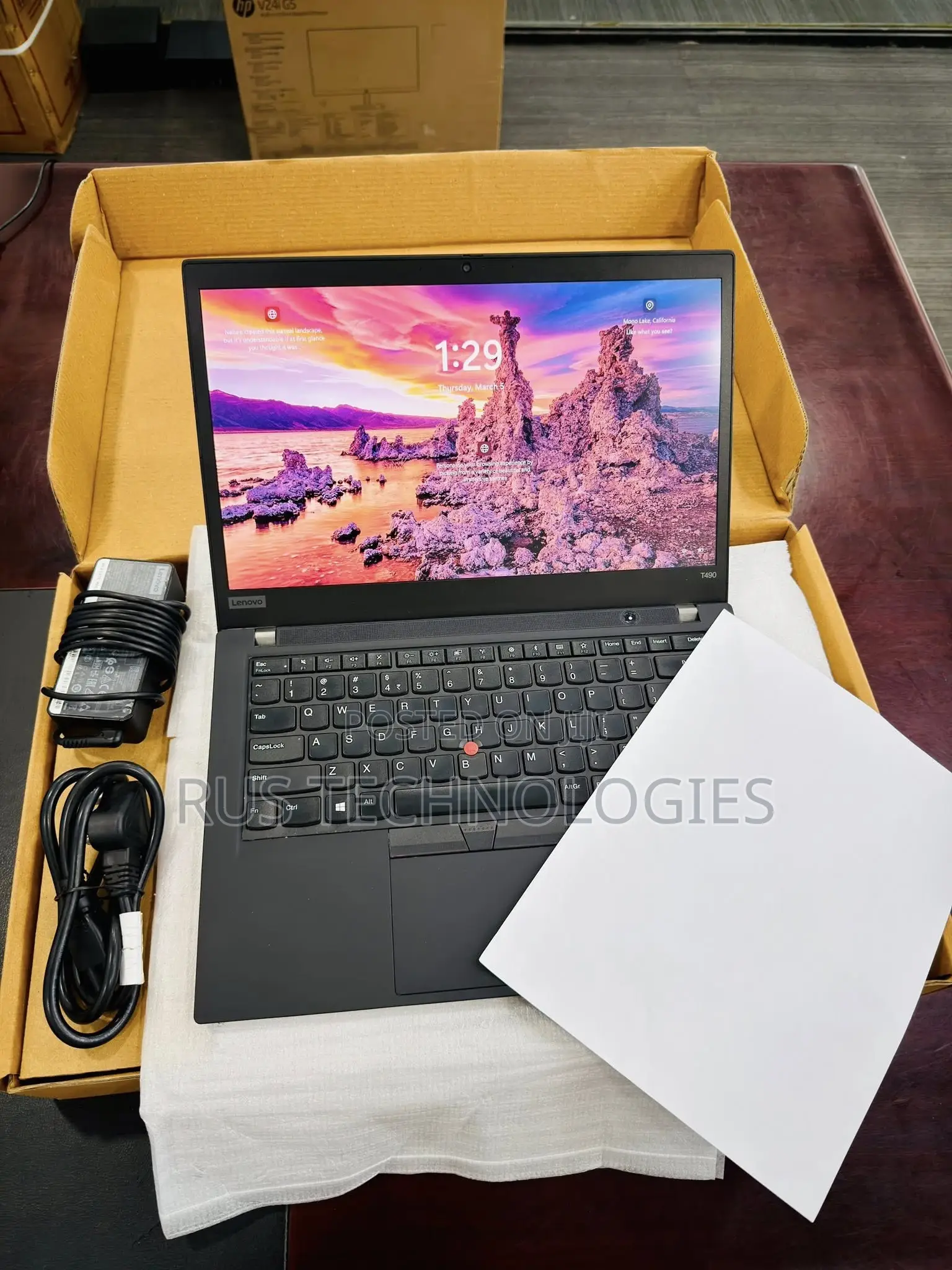 Laptop Lenovo Thinkpad T490s 8GB Intel Core i7 SSD 256GB