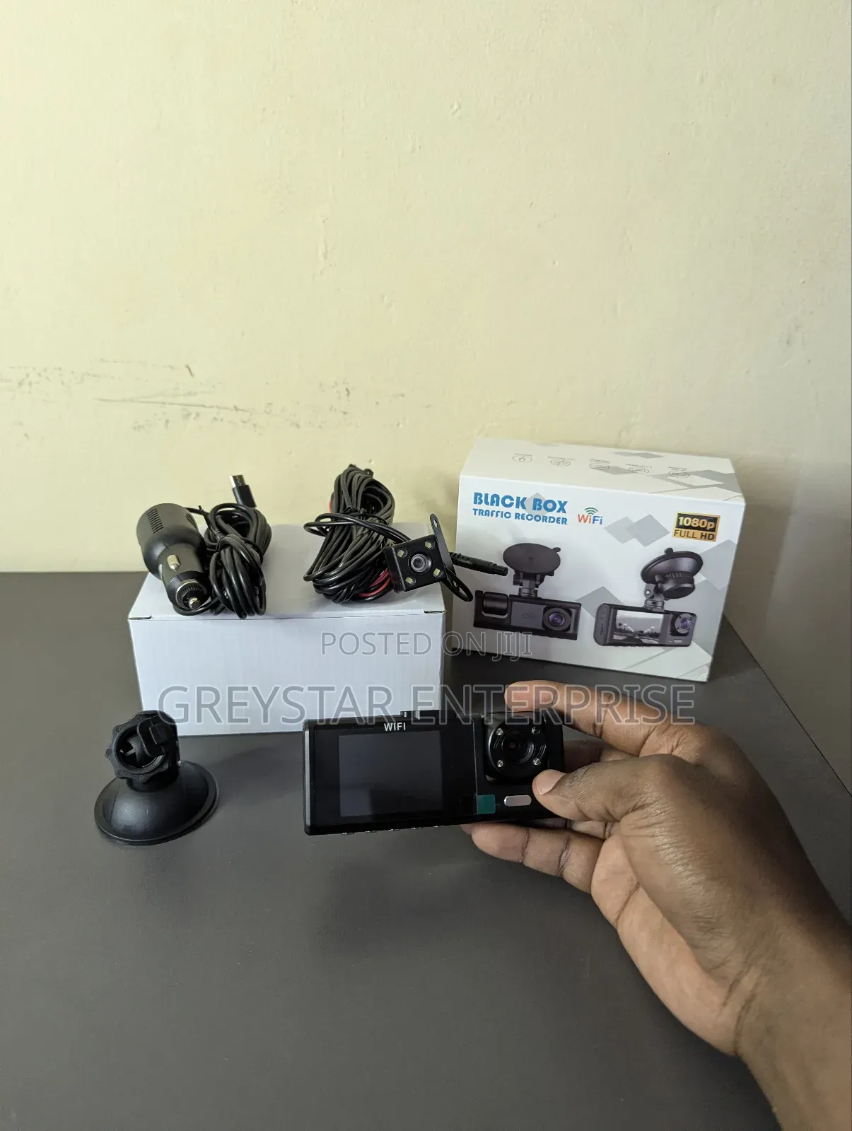 Dash Cam 3 Lens 1080p Hd Front Rear, and Inner Cam Car Video Recorder